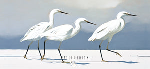Egret bird print Online Beach art Order bird artwork