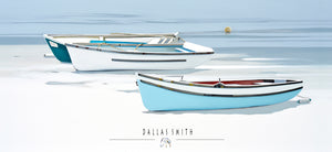 Buy boat prints Order online art Beach house art Rowboats on sand print Order boats print