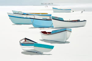 Top boat prints Order art with rowboats Buy boats on beach art Best beach house art online Fishing wall art