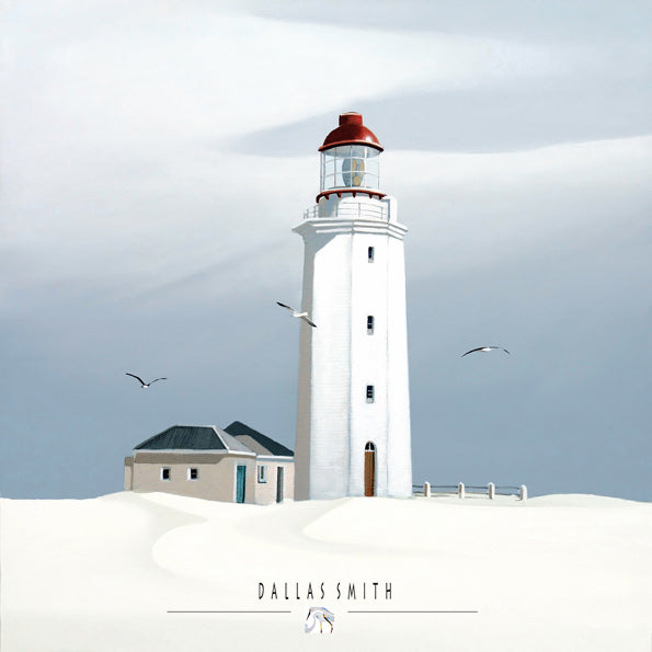 Lighthouse print for sale Order beach art online South African Slangkop lighthouse print
