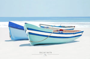 Row boats on Beach